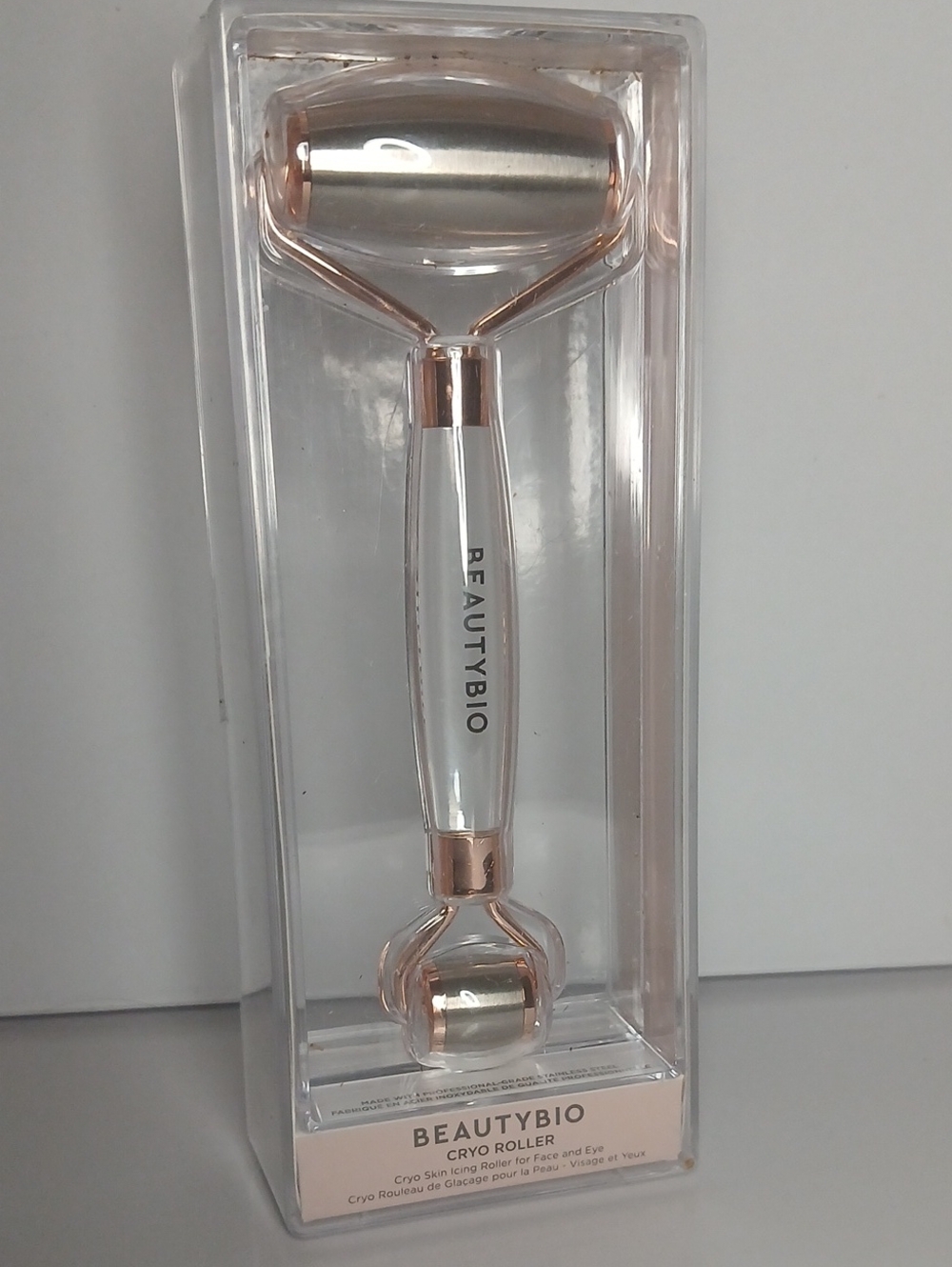 NIB BeautyBio Cryo Icing Dual Roller For Face Eyes And Body